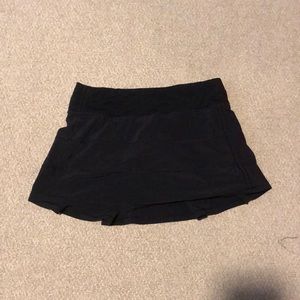 Black lululemon tennis skirt
